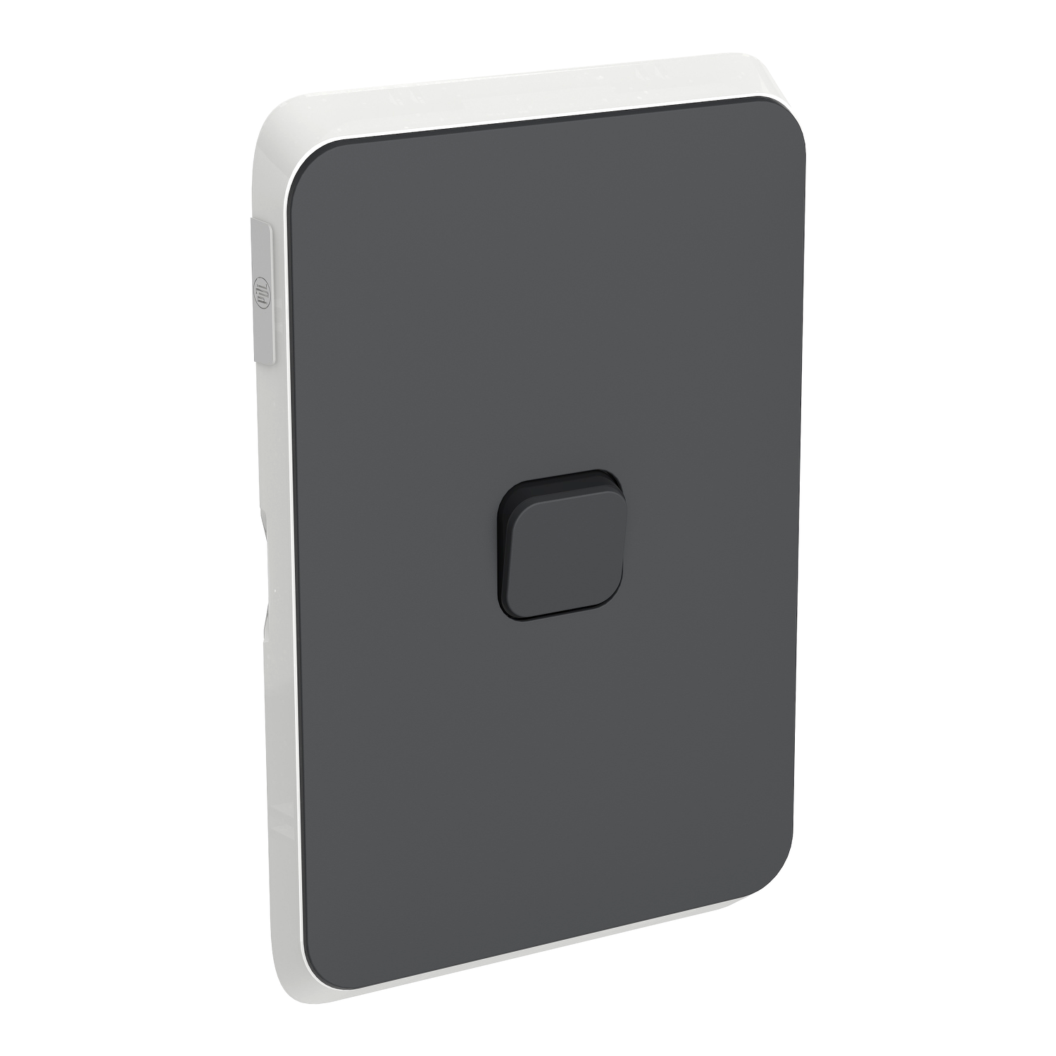 PDL Iconic - Cover Plate Switch 1-Gang - Anthracite