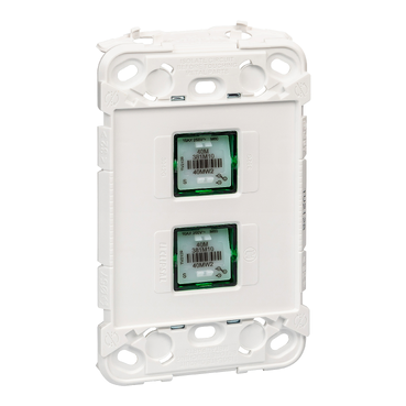 Iconic, Grid + Switch Modules, 10AX 2-Gang