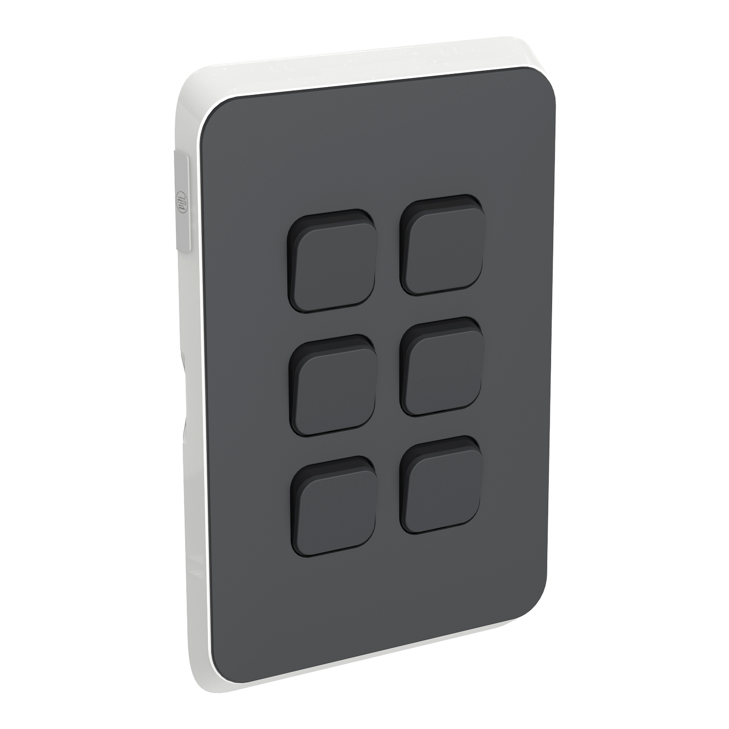 PDL Iconic - Cover Plate Switch 6-Gang - Anthracite