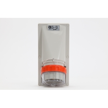 56 Series, Appliance Inlet, 32A 500V 3-Phase 4-Round Pin IP66, Grey