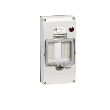56 Series, Din Rail MCB RCD Mounting Cover, 4-Pole IP66, Grey