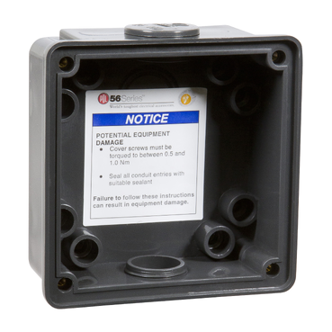 56 Series, Enclosure, Shallow 1-Gang 2x25mm IP66