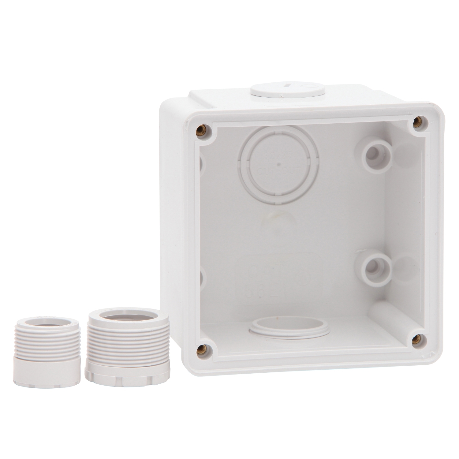 PDL 56 Series - Enclosure 1-Gang 1x25mm 1x32mm IP66 - Chemical-Resistant White