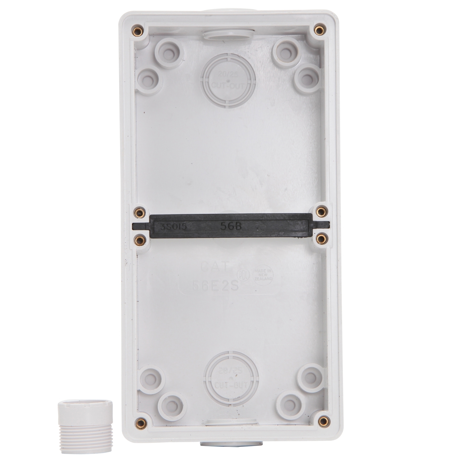 PDL 56 Series - Enclosure Shallow 2-Gang 2x25mm IP66 - Grey