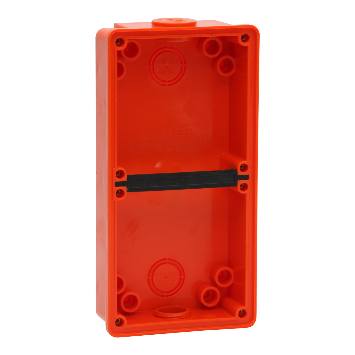 PDL 56 Series - Enclosure Shallow 2-Gang 2x25mm IP66 - Chemical-Resistant Orange