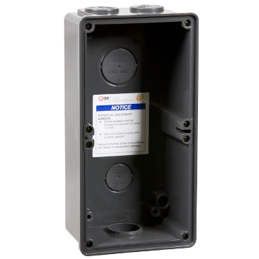56 Series, Enclosure, 2-Gang 2x25mm 1x32mm IP66