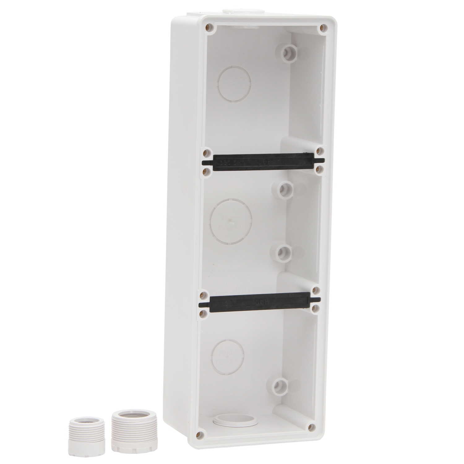 PDL 56 Series - Enclosure 3-Gang 1x25mm 1x32mm IP66 - Chemical-Resistant White