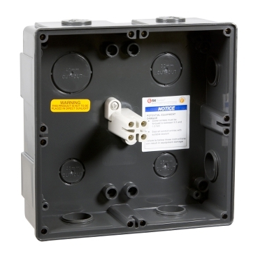 56 Series, Enclosure, 4-Gang 2x25mm 4x32mm IP66