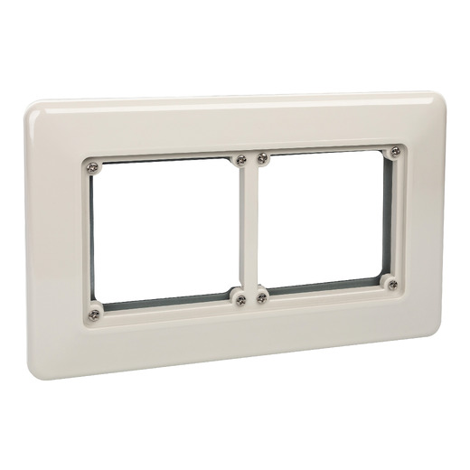 PDL 56 Series - Flush Surround 2-Gang IP66 - Grey