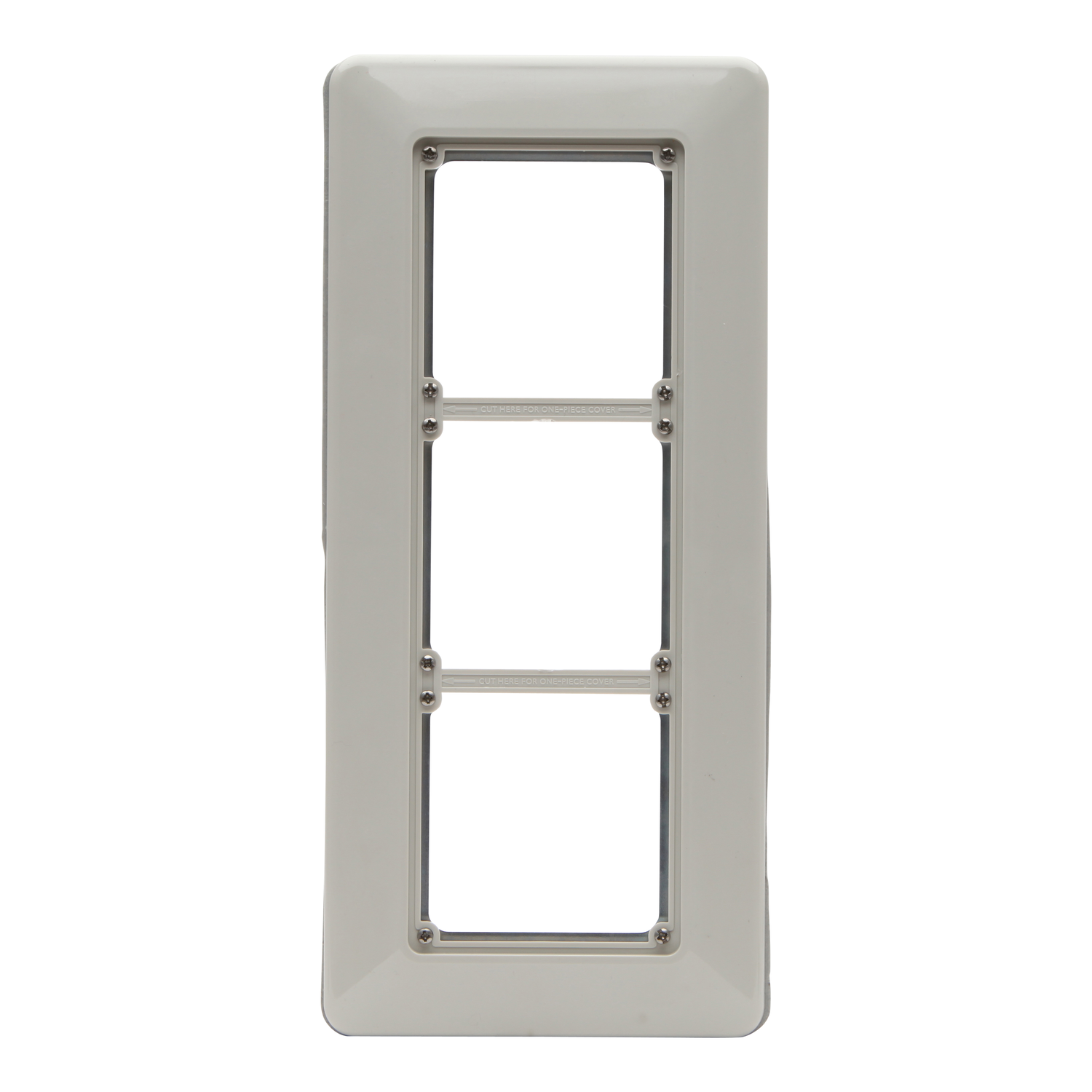 PDL 56 Series - Flush Surround 3-Gang IP66 - Grey