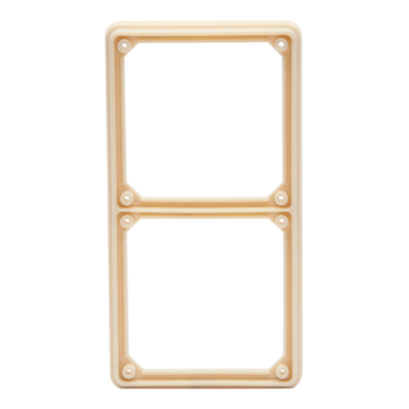 56 Series, High Pressure Gasket Lid Module, 2-Gang 2-Piece, Cream
