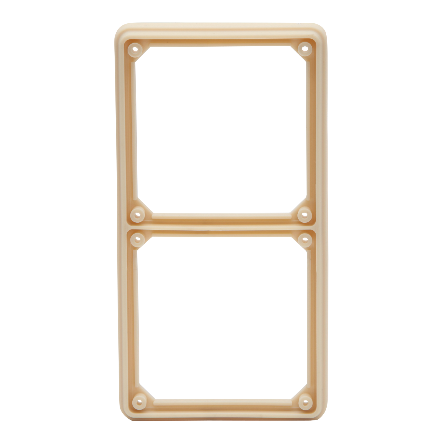 PDL 56 Series - High Pressure Gasket Lid Module 2-Gang 1-Piece - Cream