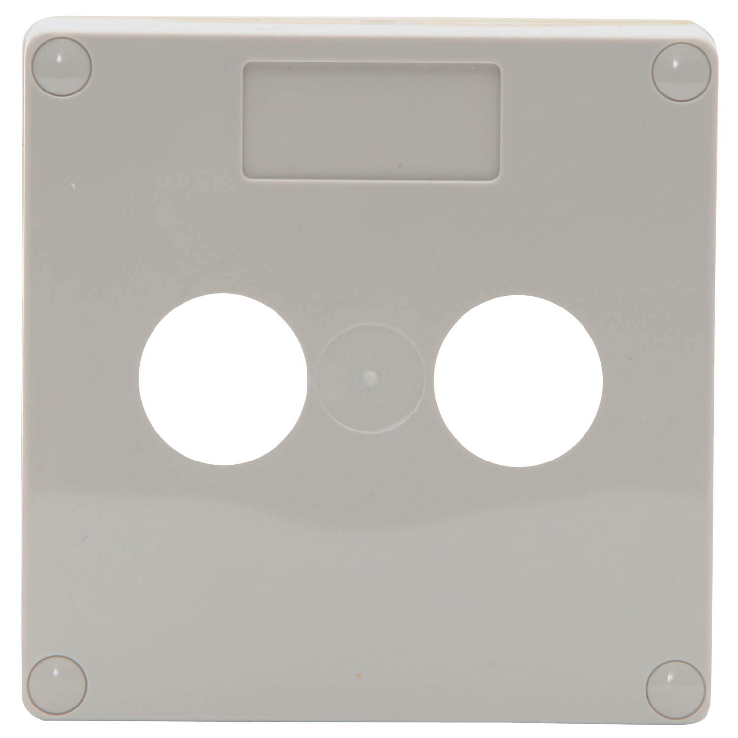 PDL 56 Series - Enclosure Lid 1-Gang 2-Mounting Hole IP66 - Grey