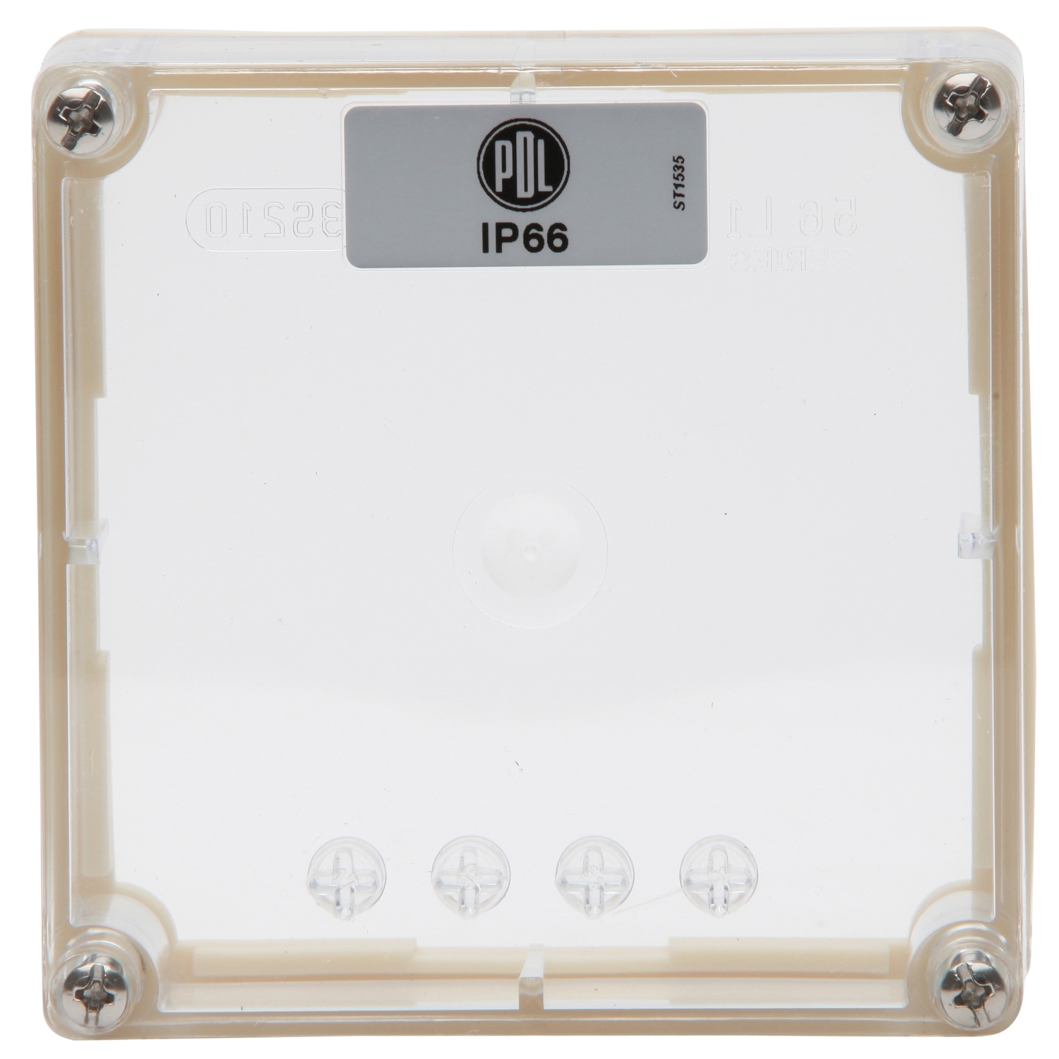 PDL 56 Series - Enclosure Lid 1-Gang IP66 - Transparant