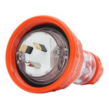 56 Series, Plug Straight, 10A 250V 1-Phase Round Earth Pin IP66