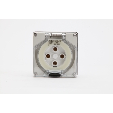 56 Series, Socket, 50A 500V 3-Phase 4-Round Pin IP66