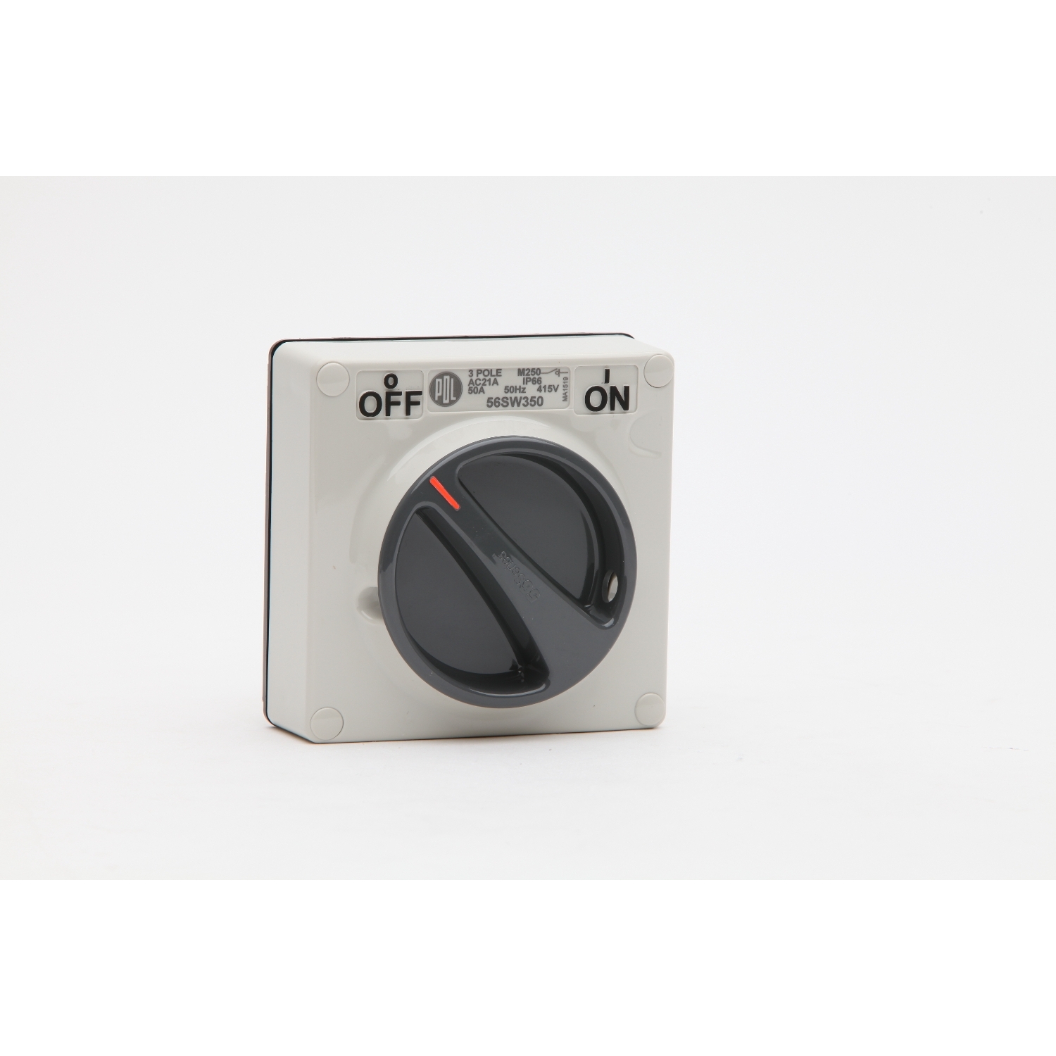 PDL 56 Series - Switch 50A 415V 3-Pole IP66 - Grey