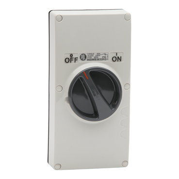 56 Series, Switch Base Mount, Motor Rated 2-Gang 63A 415V 3-Pole IP66
