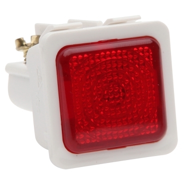 600 Series, Module Illuminated With Red Neon, White
