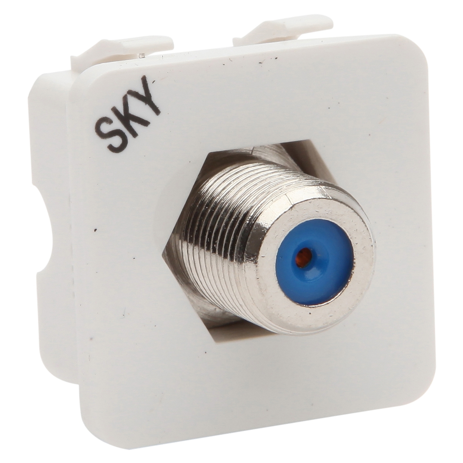 PDL 600 Series - Module F-Type Connector SKY Legend - White