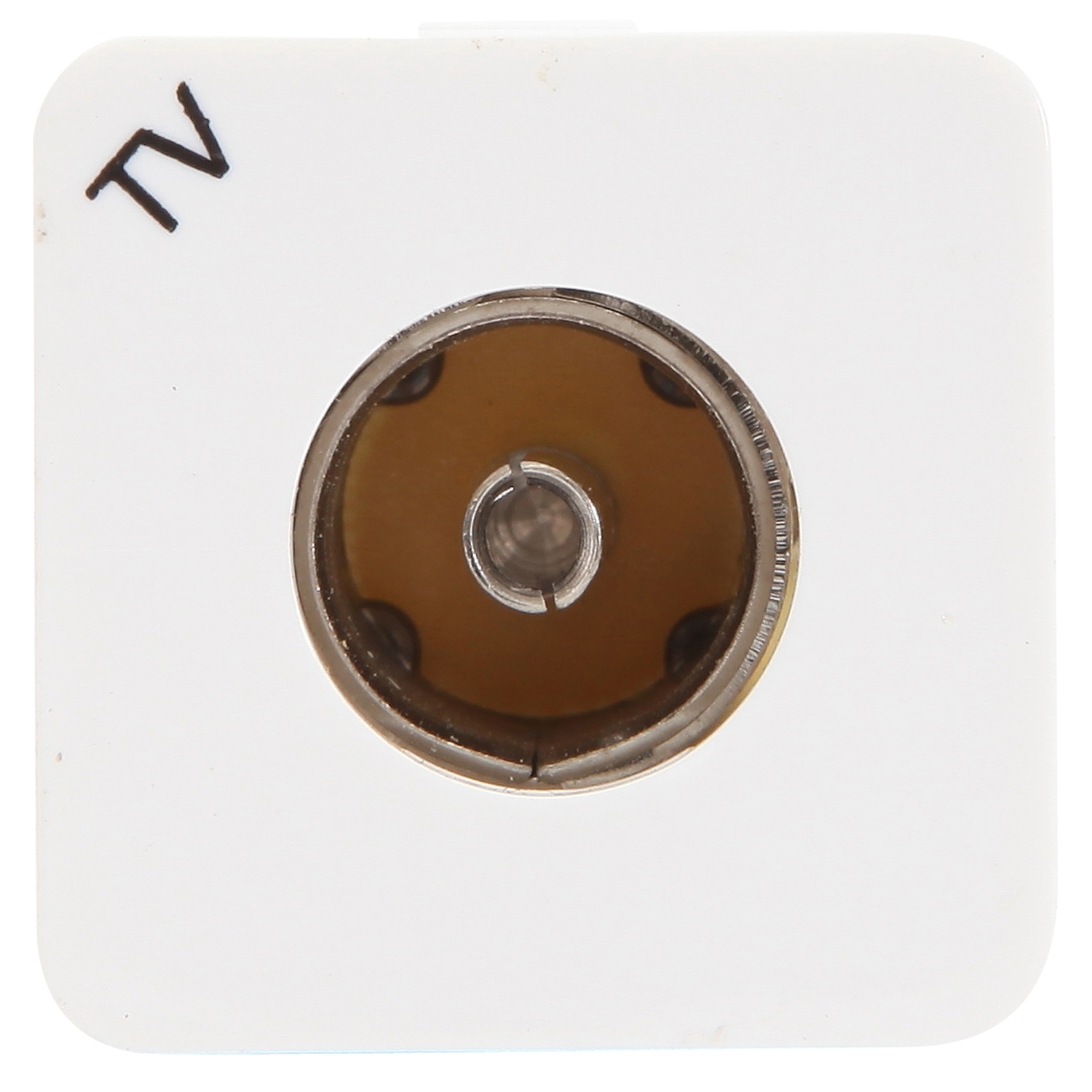 PDL 600 Series - Module Coaxial Cable Television Socket TV Legend - White