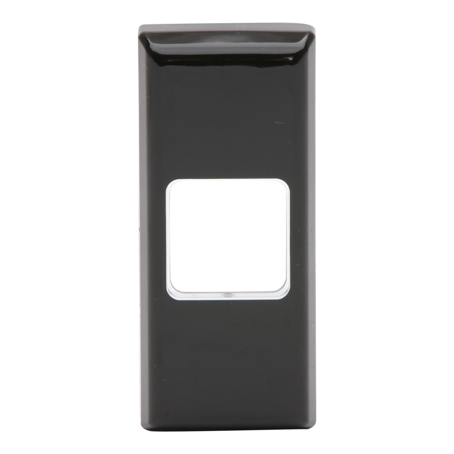 PDL 600 Series - Grid + Cover Architrave Switch 1-Gang - Black