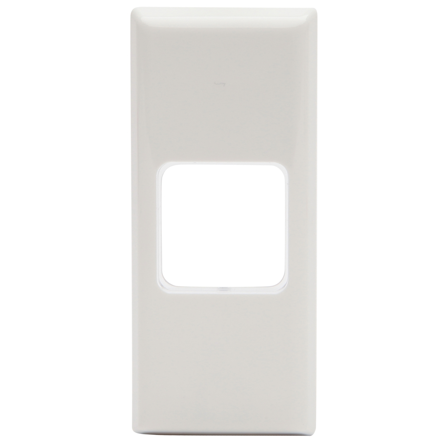 PDL 600 Series - Grid + Cover Architrave Switch 1-Gang - White
