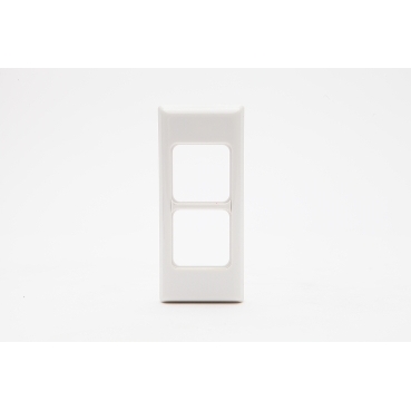 600 Series, Grid + Cover, Architrave Switch 2-Gang