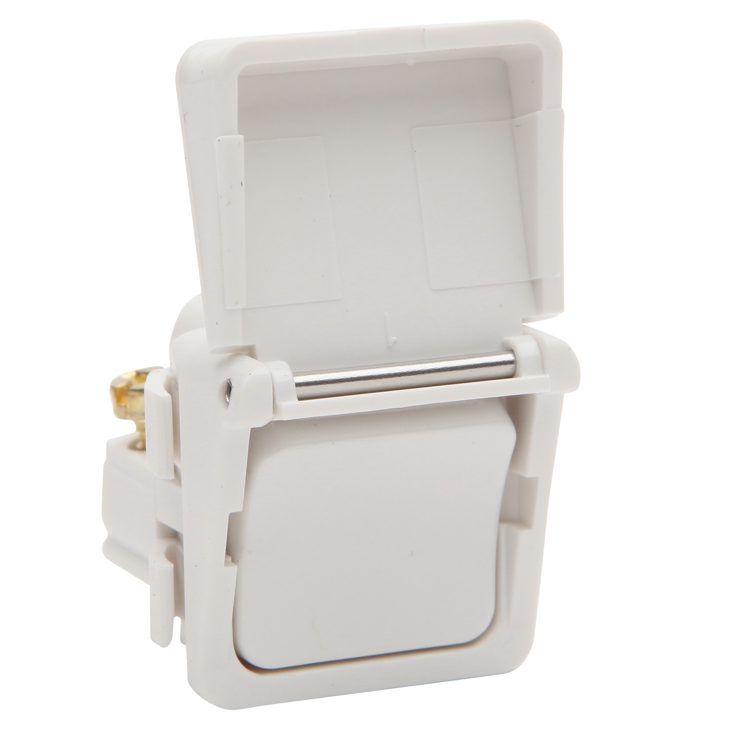 PDL 600 Series - Module Switch 2-Way 16A 1P + Lid - White