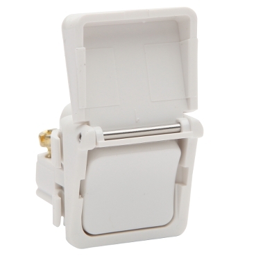 600 Series, Switch Module, 2-Way 16A 1P + Lid