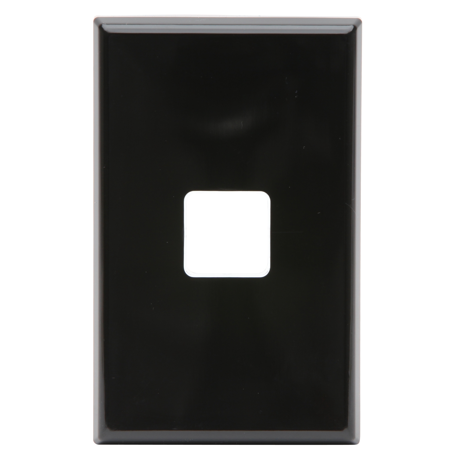 PDL 600 Series - Grid + Cover Plate Switch 1-Gang - Black