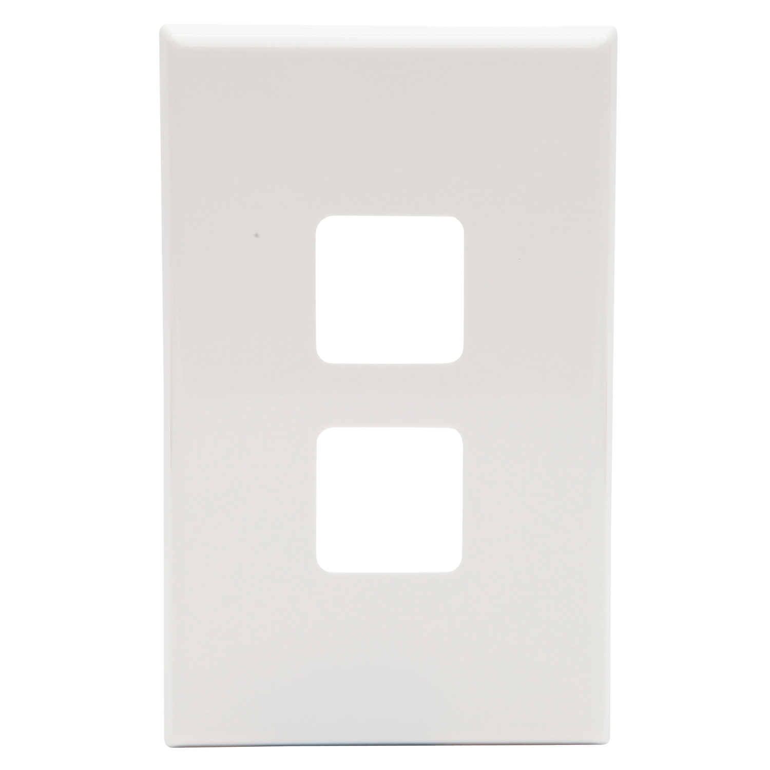 PDL 600 Series - Cover Plate Switch 2-Gang - White