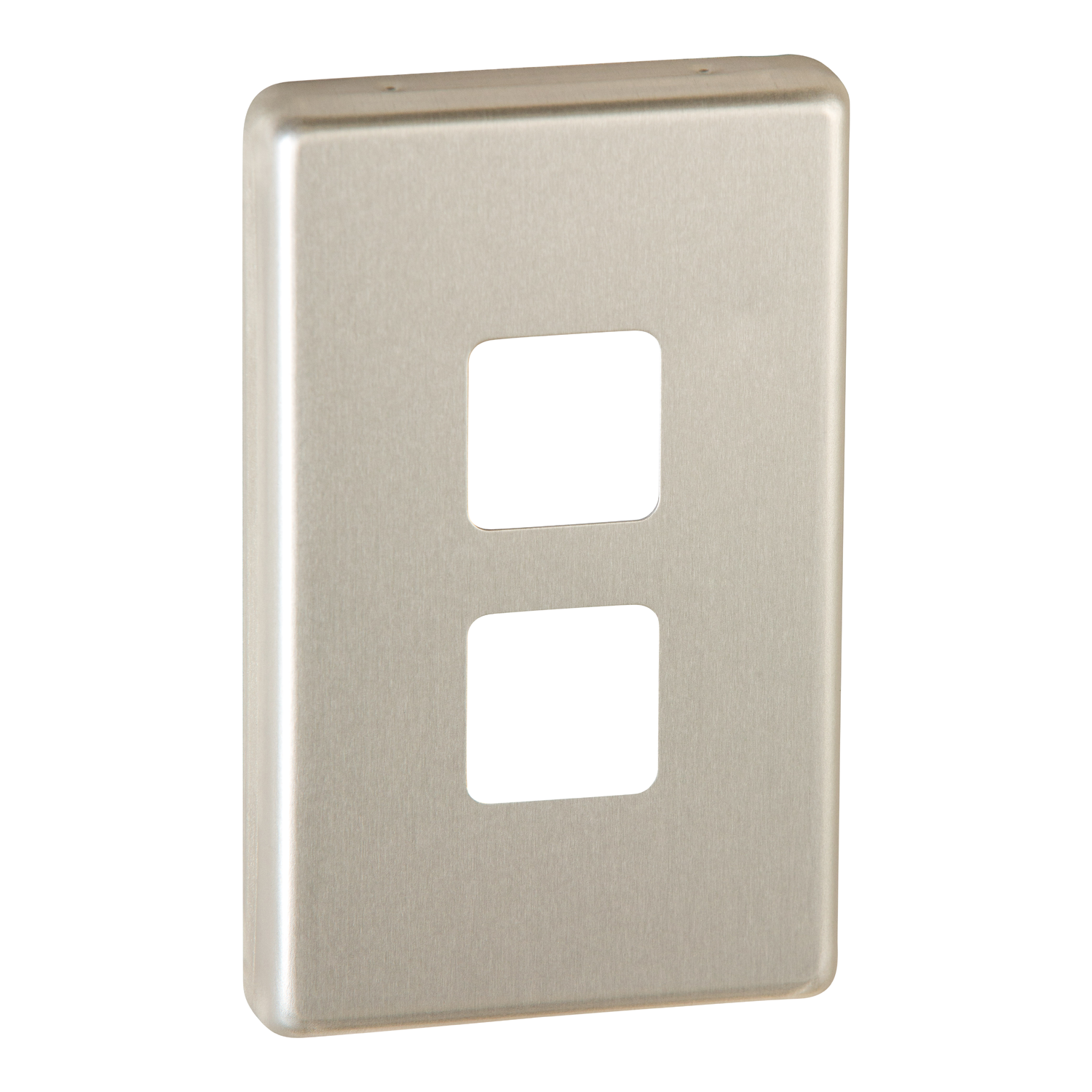 PDL 600 Series - Cover Plate Switch 2-Gang - Stainless steel