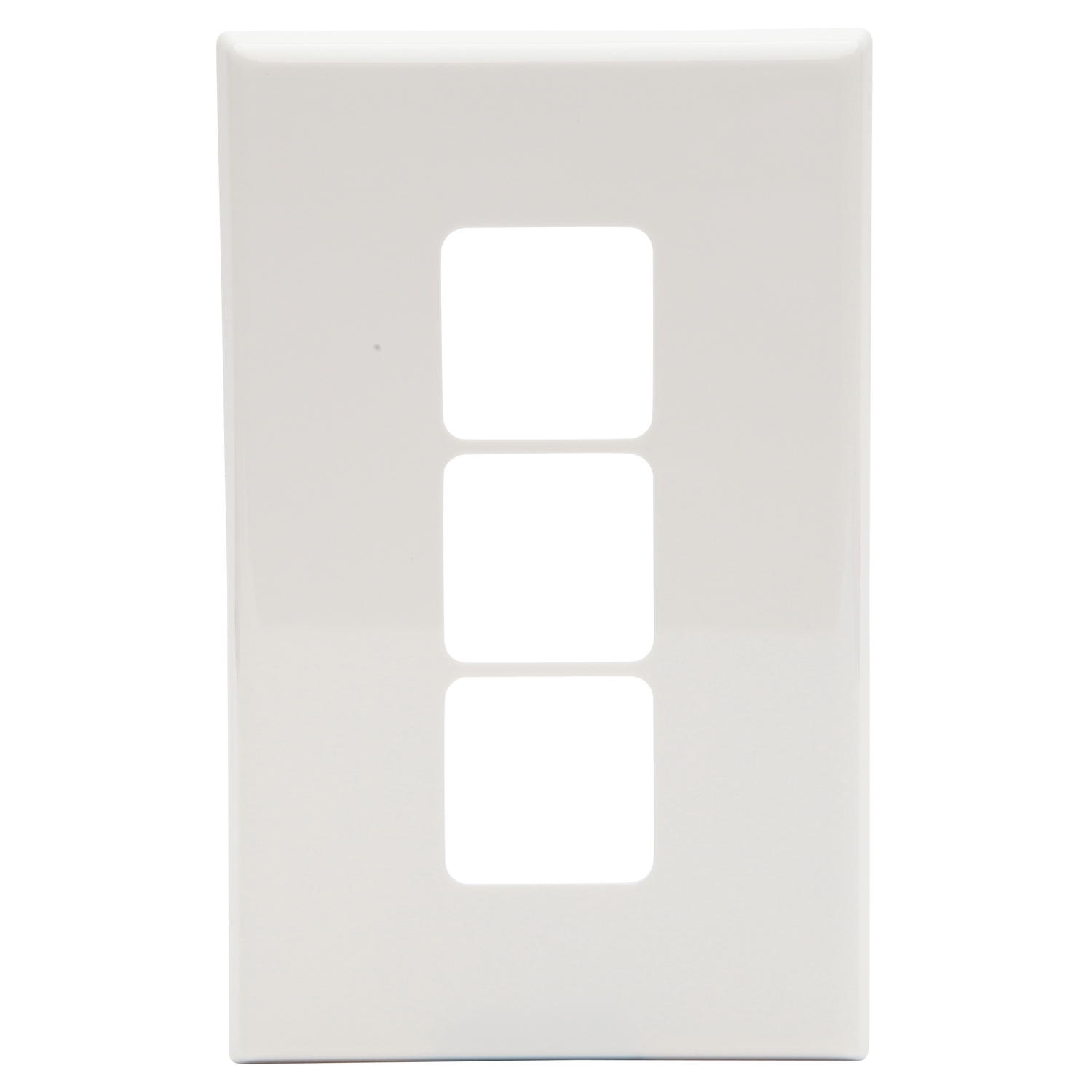 PDL 600 Series - Cover Plate Switch 3-Gang - White