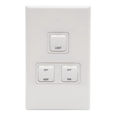 600 Series, Waterproof Switch, 16A 3-Gang IP56