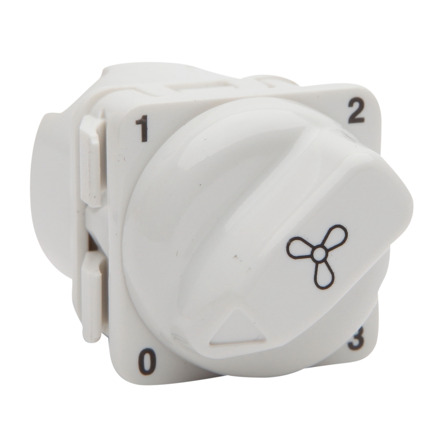 PDL 600 Series - Module Rotary Switch 4-Position FAN Legend - White