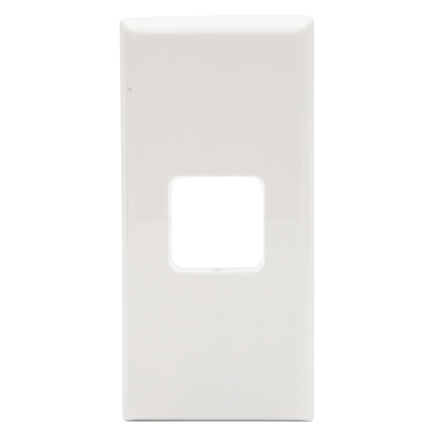 PDL 600 Series - Grid + Cover Plate Worktop Switch 1-Gang - White