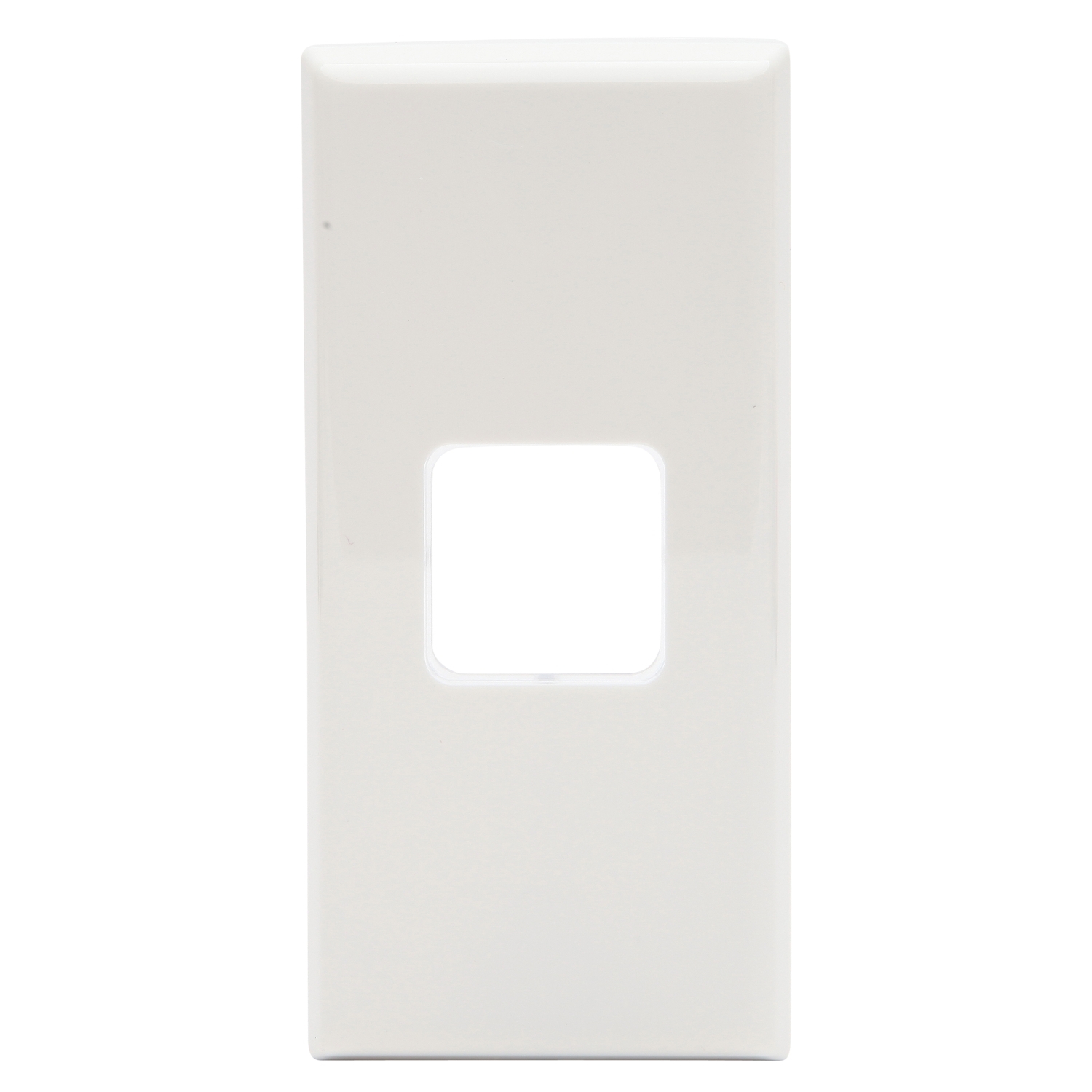 PDL 600 Series - Grid + Cover Plate Worktop Switch 1-Gang - White