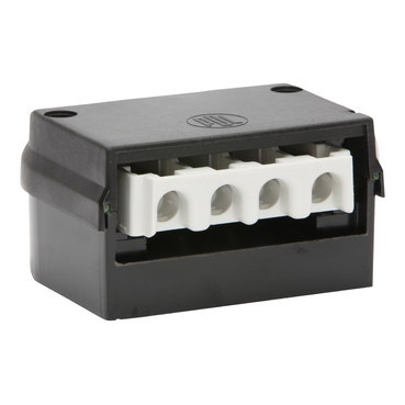 PDL Distribution Equipment Accessories, Mains Entry Box, 2-Terminal 40-80A 415V, Black