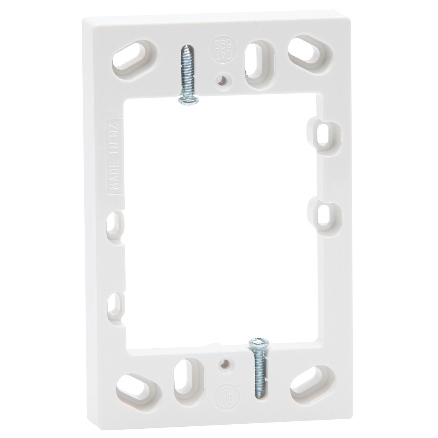 PDL Universal Mounting Block Shallow 18mm - White