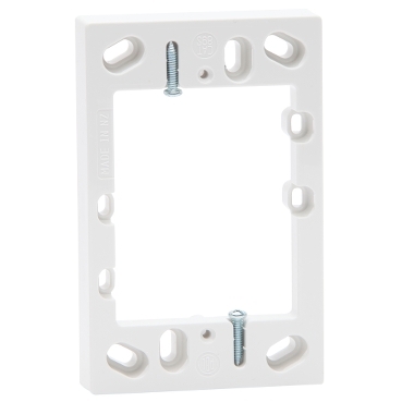 PDL General Accessories, Universal Mounting Block, Shallow 18mm, White