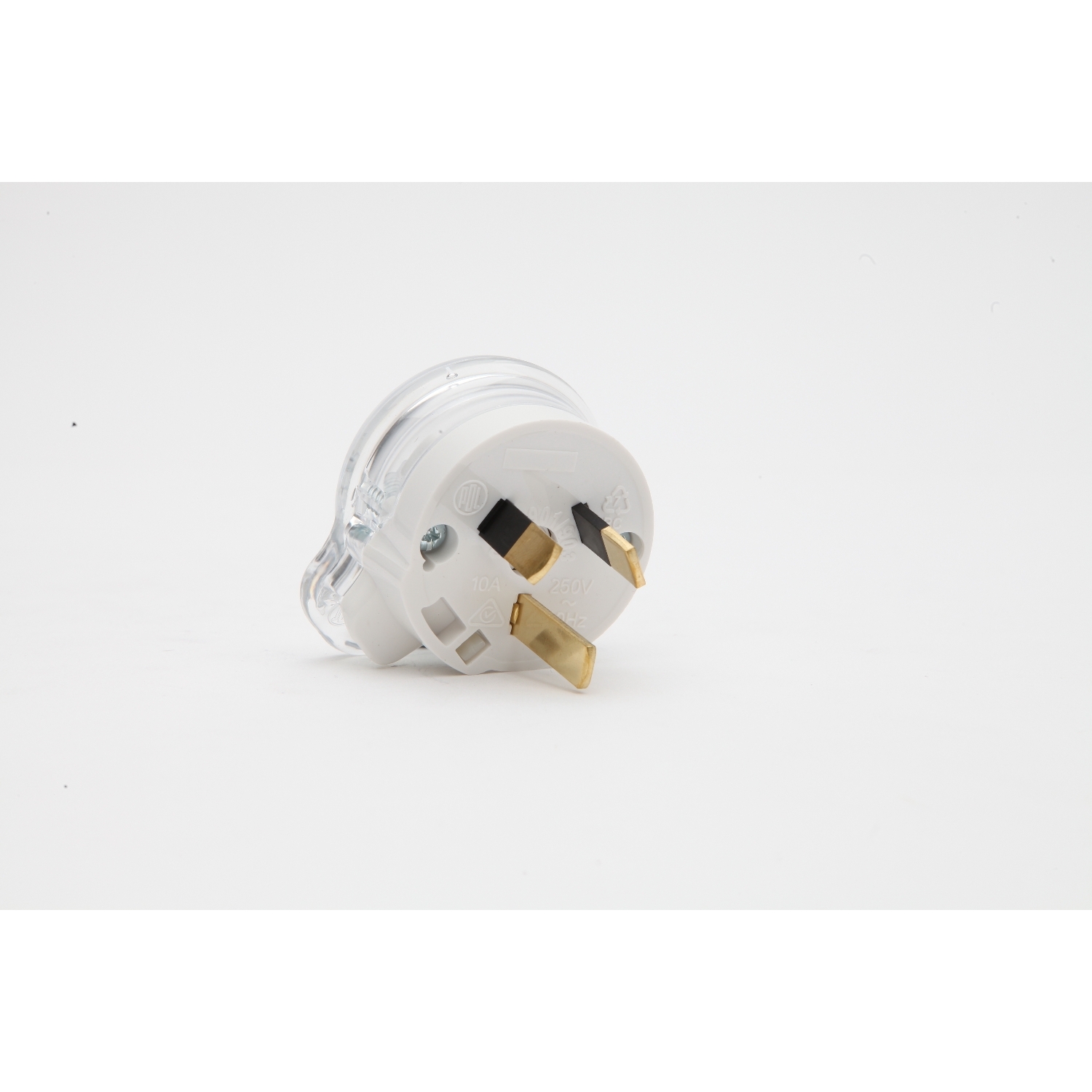 PDL 900 Series - Plug 10A Side-Entry 3-Pin Rewirable - Transparant