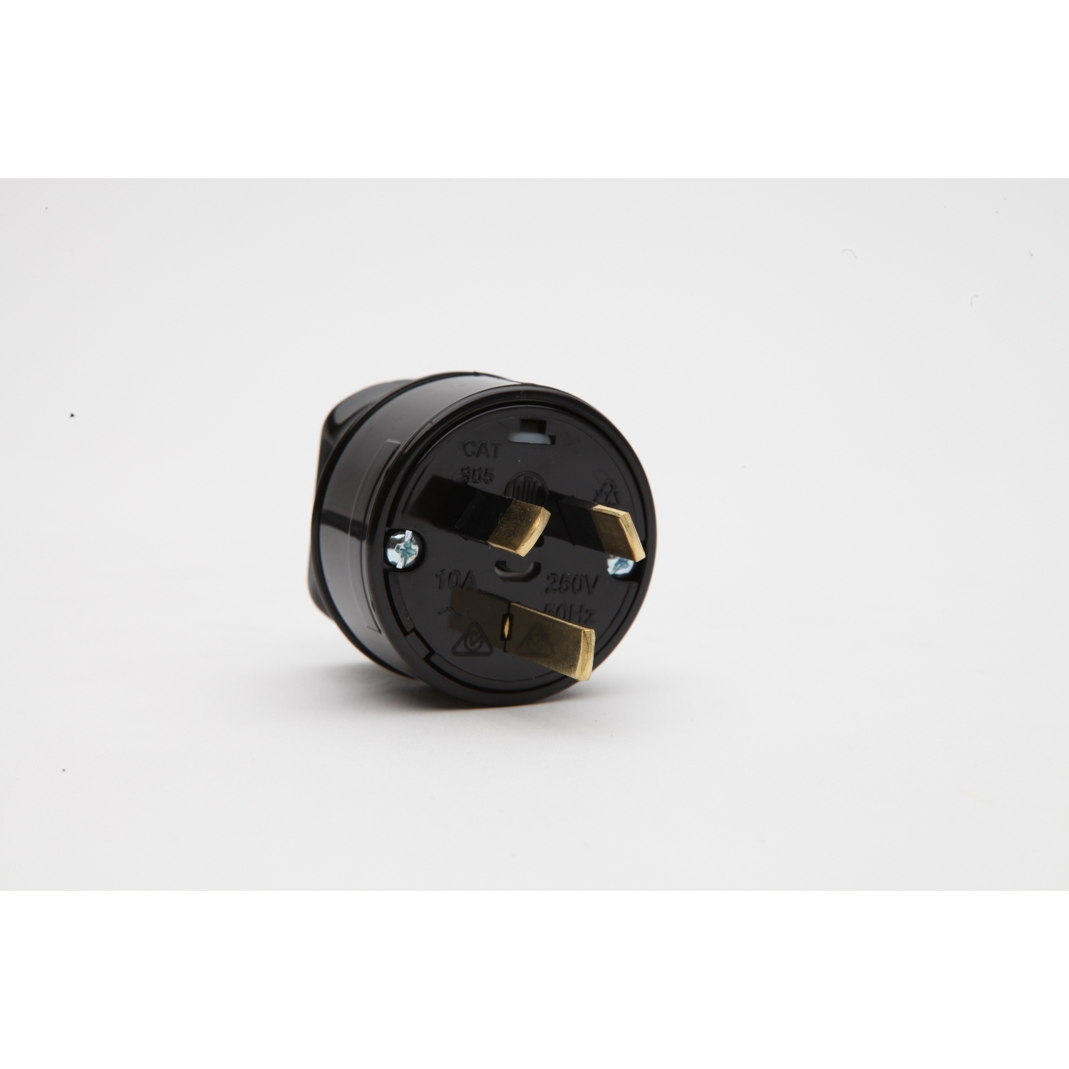 PDL 900 Series - Plug 10A Back-Entry 3-Pin Rewirable - Black