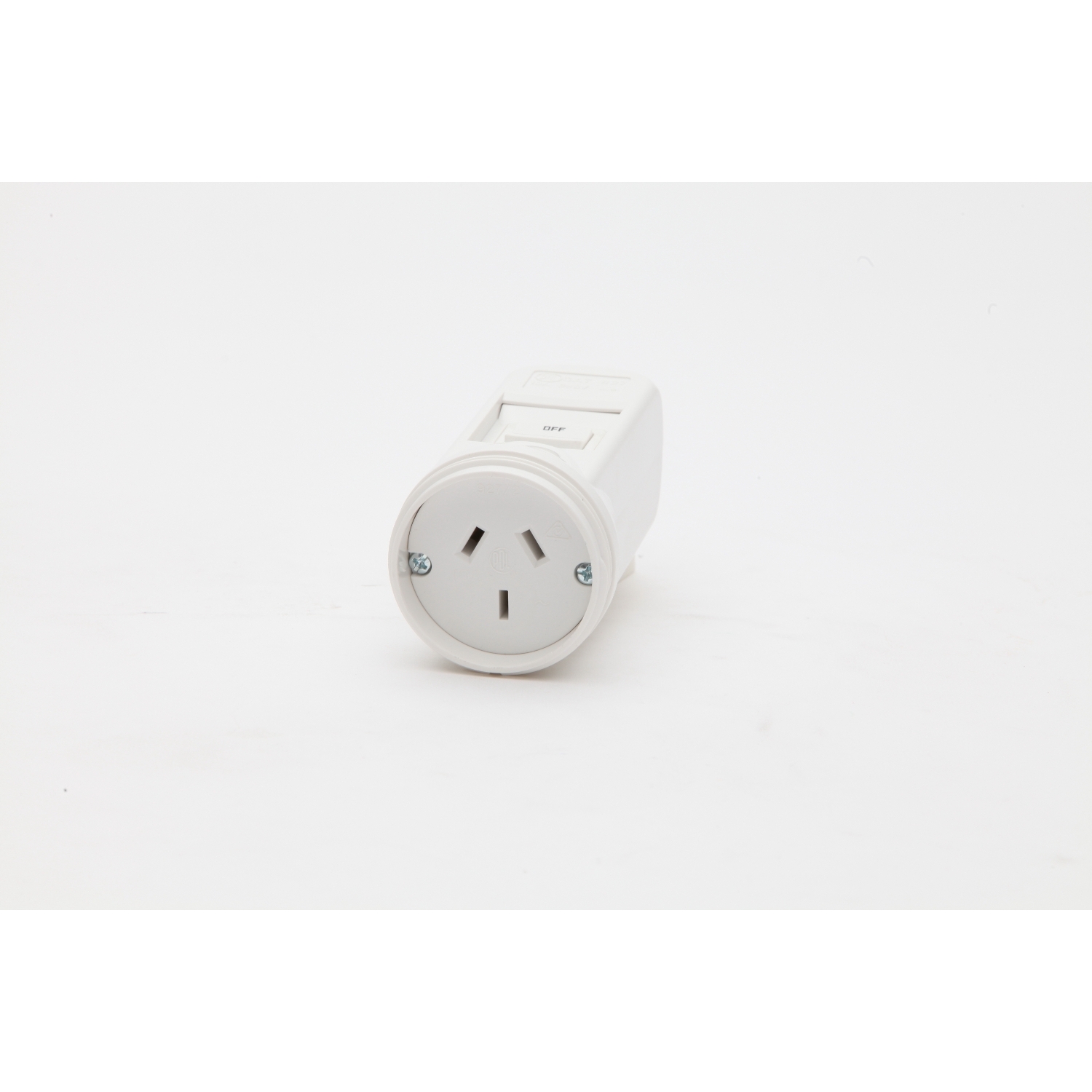 PDL 900 Series - Pendant Switch Cord Connector Socket 10A 3-Pin - White