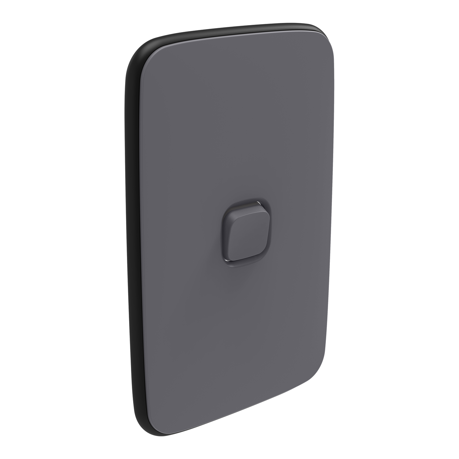 PDL Iconic Essence - Cover Plate Switch 1-Gang - Ash Grey