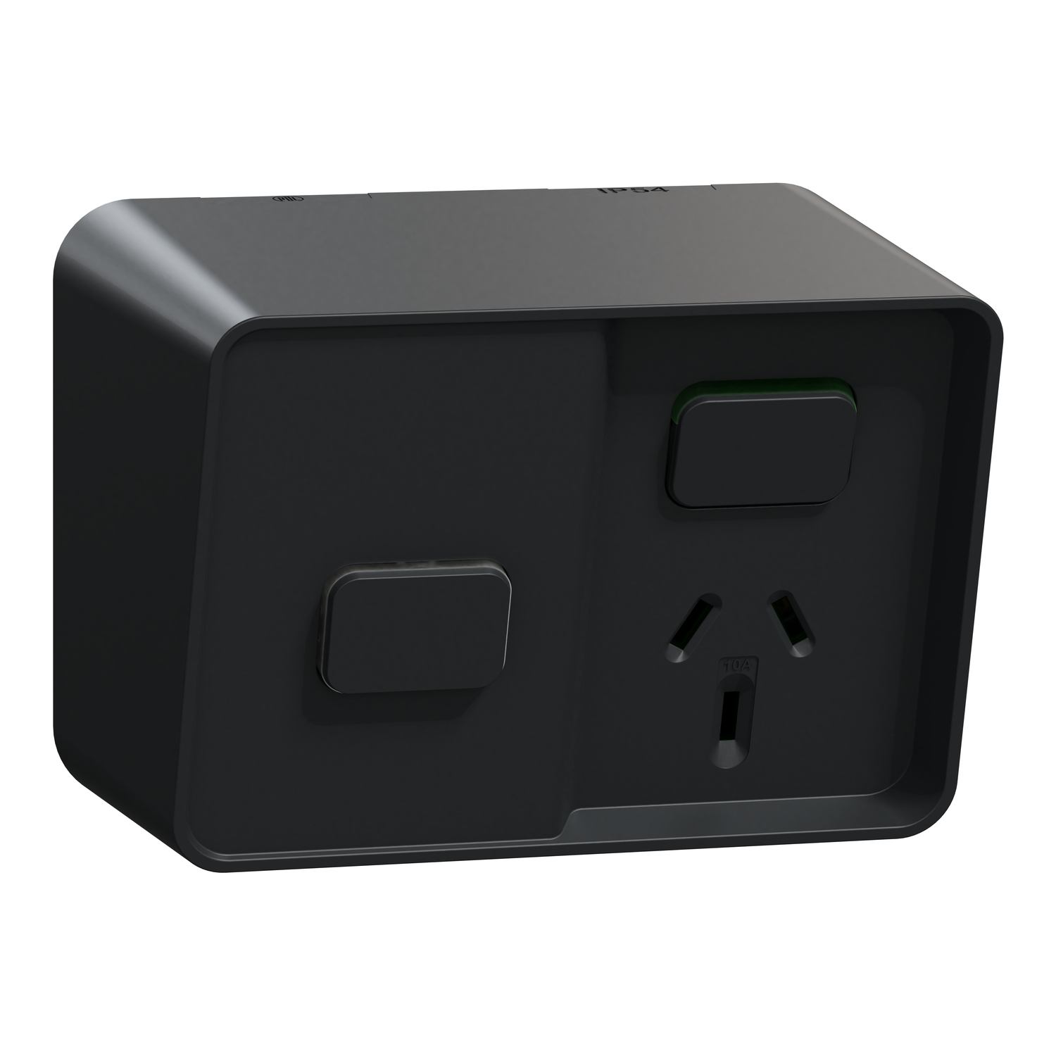 PDL Iconic Outdoor, Socket Switch Single with Timer, 10A 250V