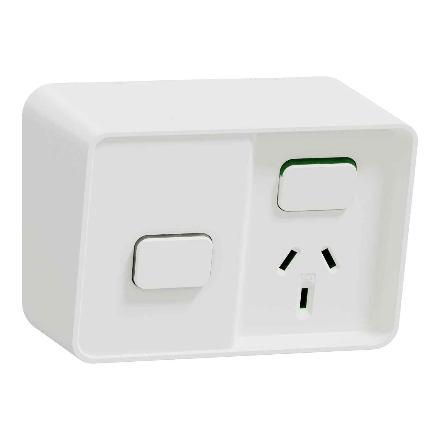 PDL Iconic Outdoor, Socket Switch Single with Timer, 10A 250V