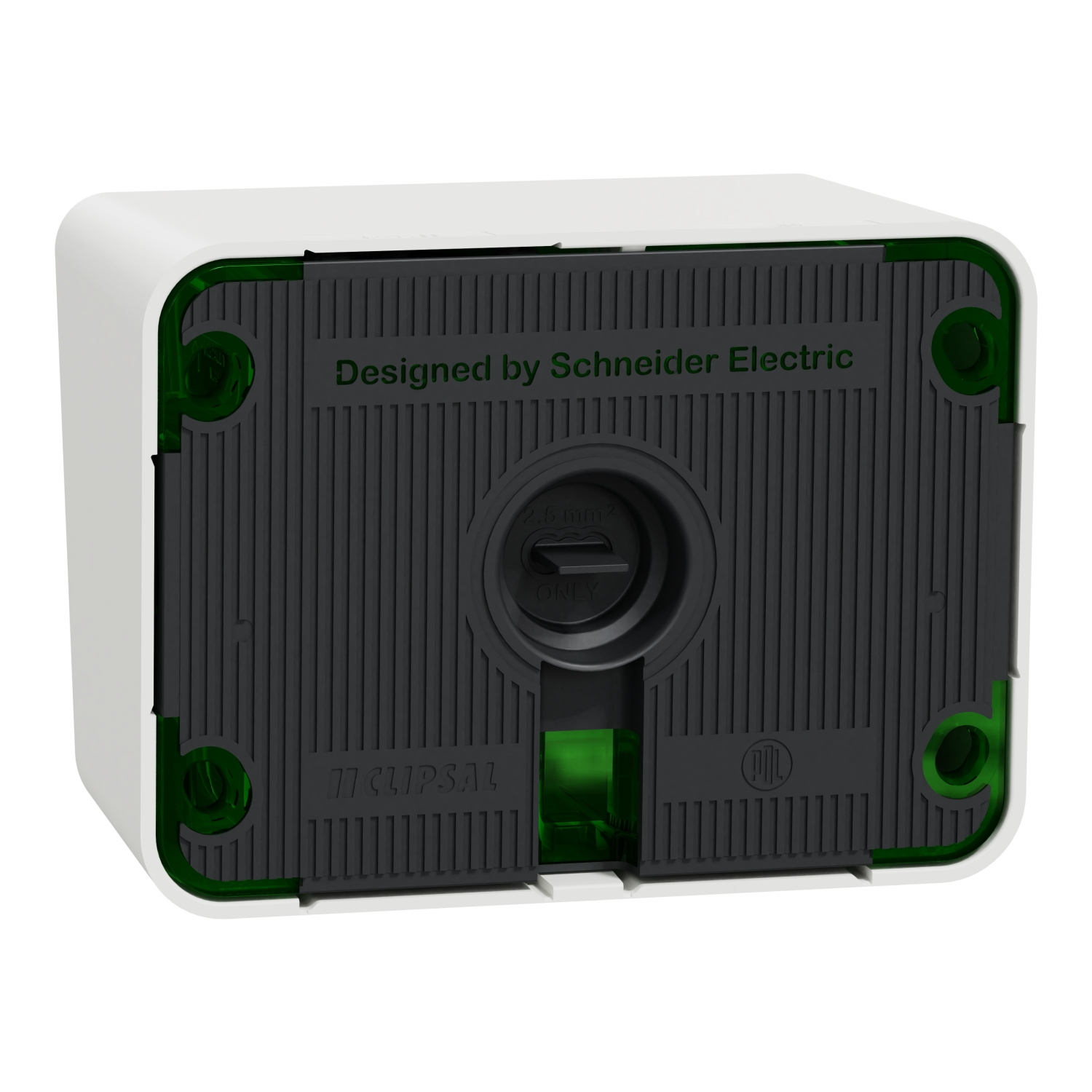 PDLO394XW Weathershield, Outdoor Socket Switch, Horizontal Single