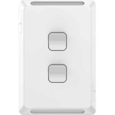 Pro Series, 2 Switches, Vertical, 1 Or 2 Way, 20A / 16AX