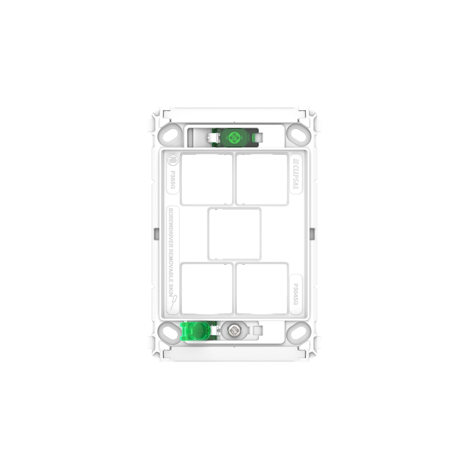 PDL Pro Series - Grid Plate Switch 5-Gang